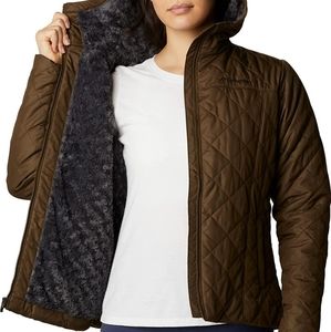 NWT Colombia Copper Crest hooded jacket